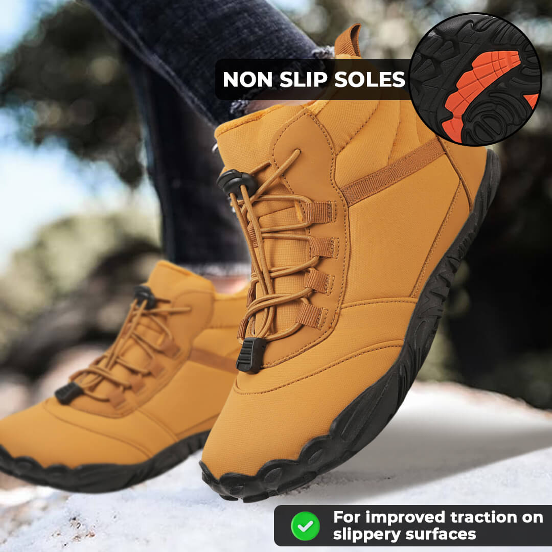 Non-slip & waterproof winter barefoot Orthotic Shoes